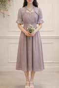 Home wear Midnight Flow Built-In Bra Chiffon Dress