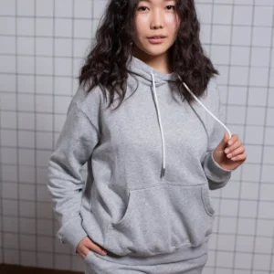 Grey pants and Hoodie Set :Home wear